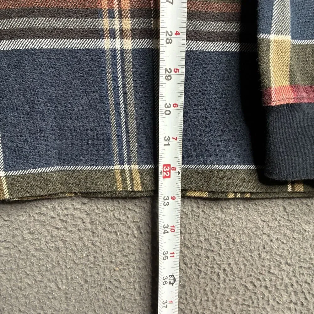 Vintage Chaps Ralph Lauren Polo Shirt Mens XL 90s Plaid Rugby Long Sleeve